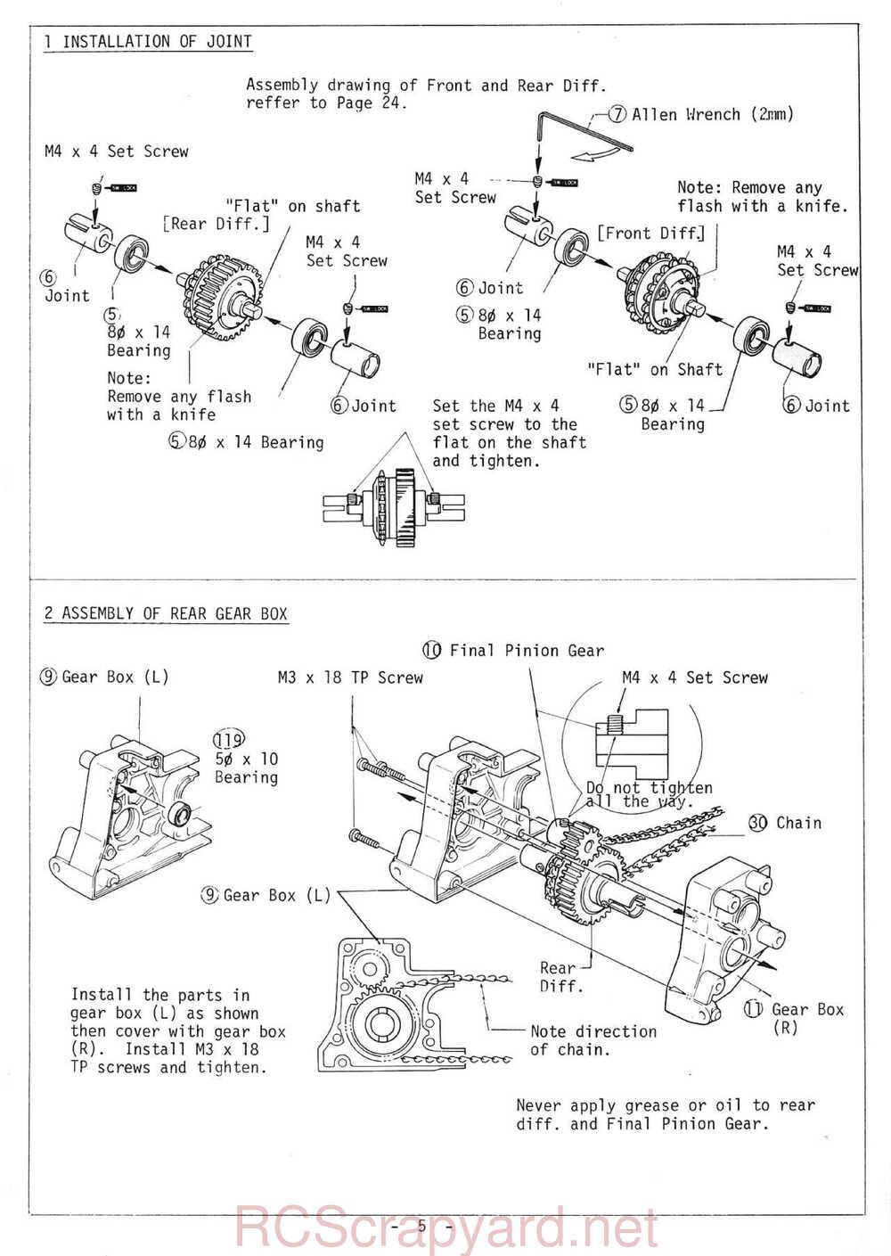 Kyosho - 3130 - Turbo-Optima - Manual - Page 05