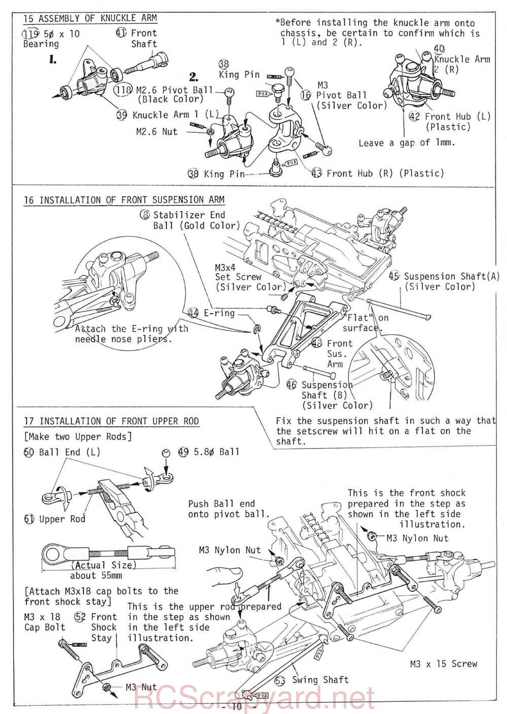 Kyosho - 3130 - Turbo-Optima - Manual - Page 10