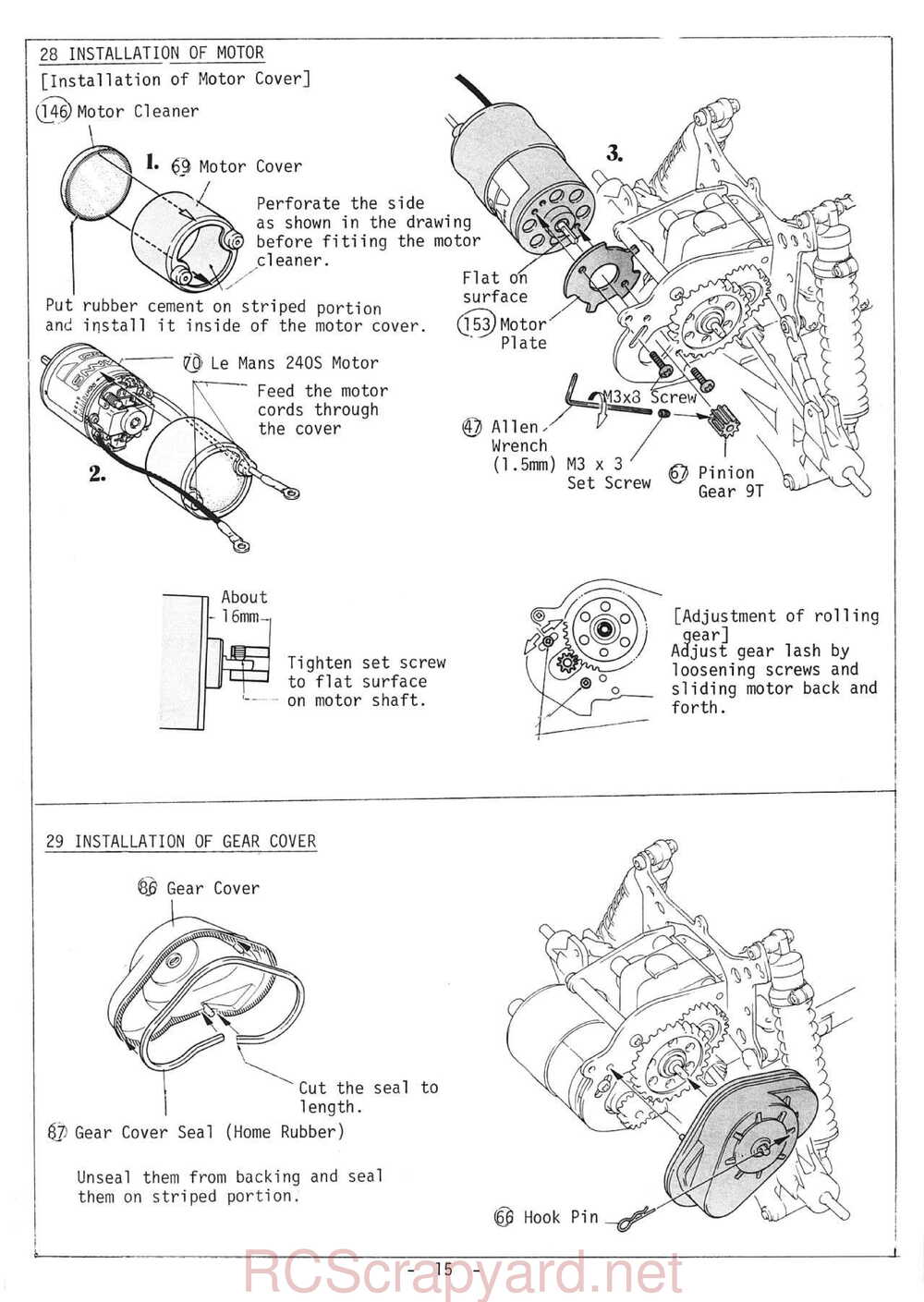 Kyosho - 3130 - Turbo-Optima - Manual - Page 15