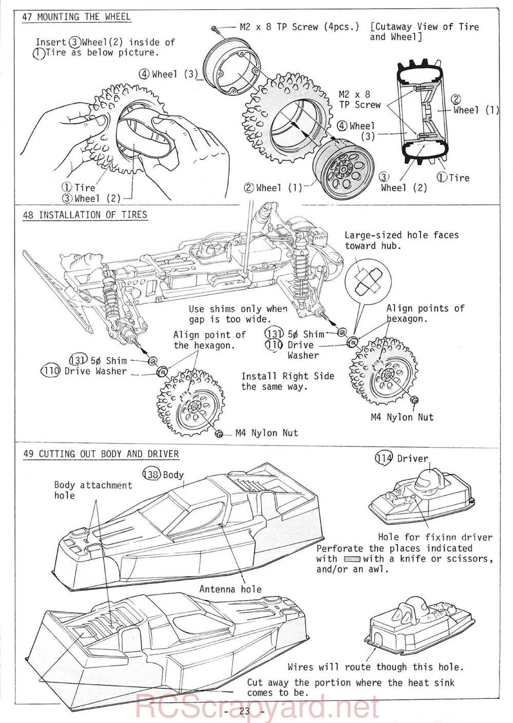 Kyosho - 3130 - Turbo-Optima - Manual - Page 23