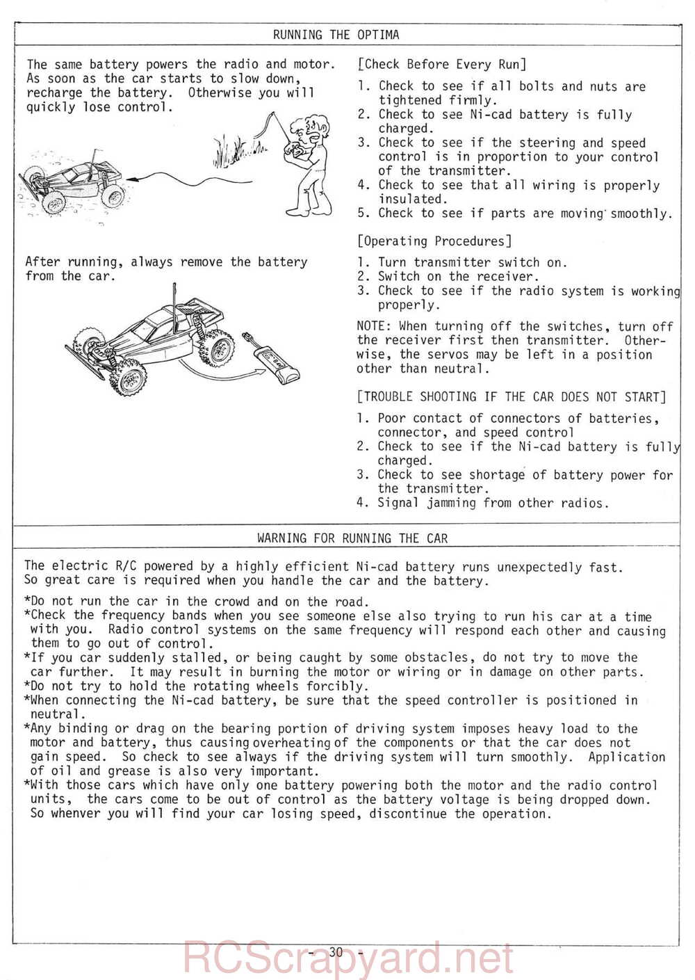 Kyosho - 3130 - Turbo-Optima - Manual - Page 30