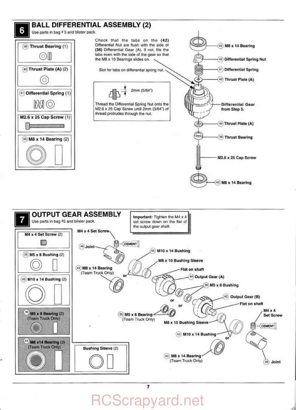 Kyosho - 31324 - 31326 - Outlaw-Rampage - Manual - Page 07