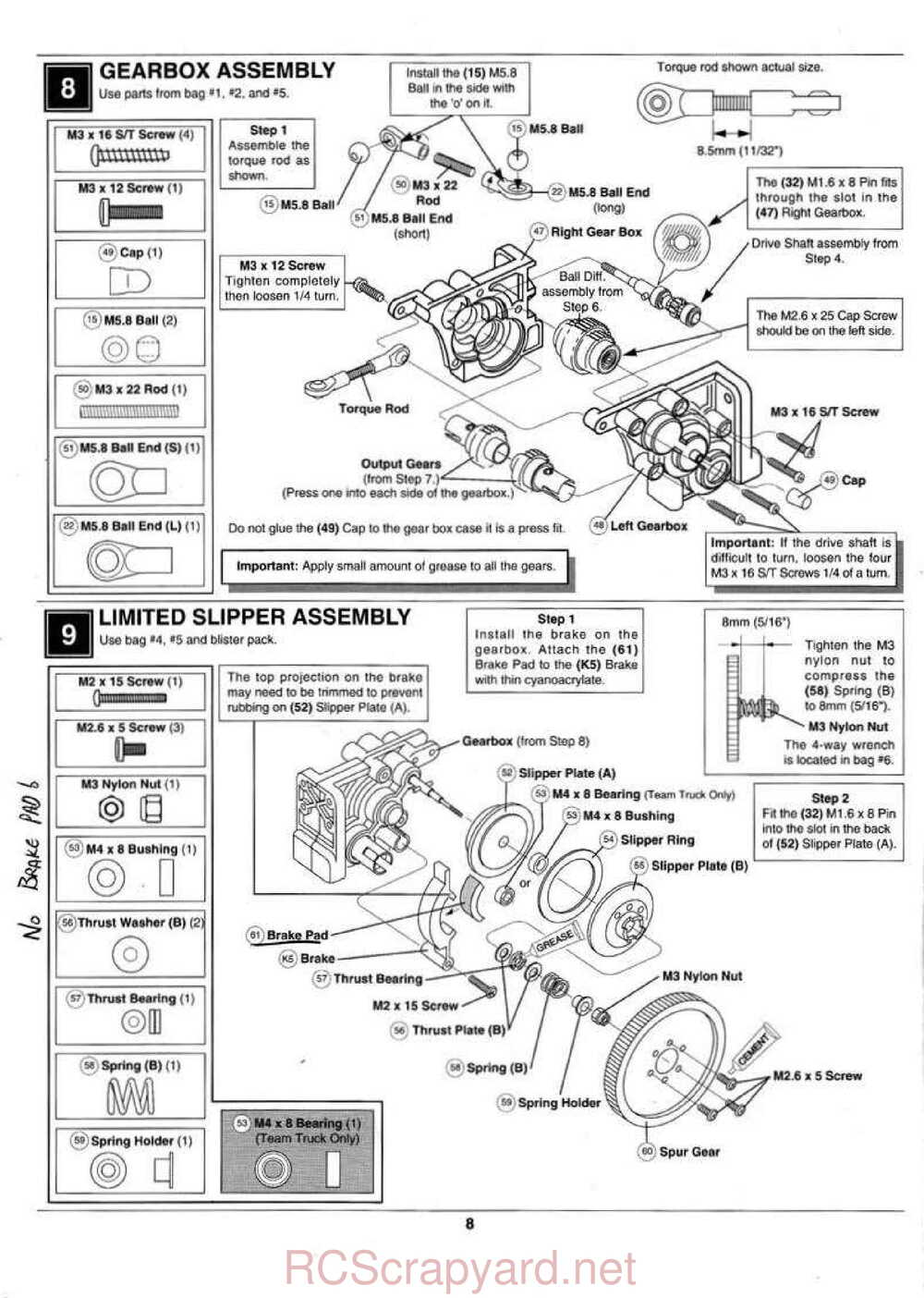 Kyosho - 31324 - 31326 - Outlaw-Rampage - Manual - Page 08
