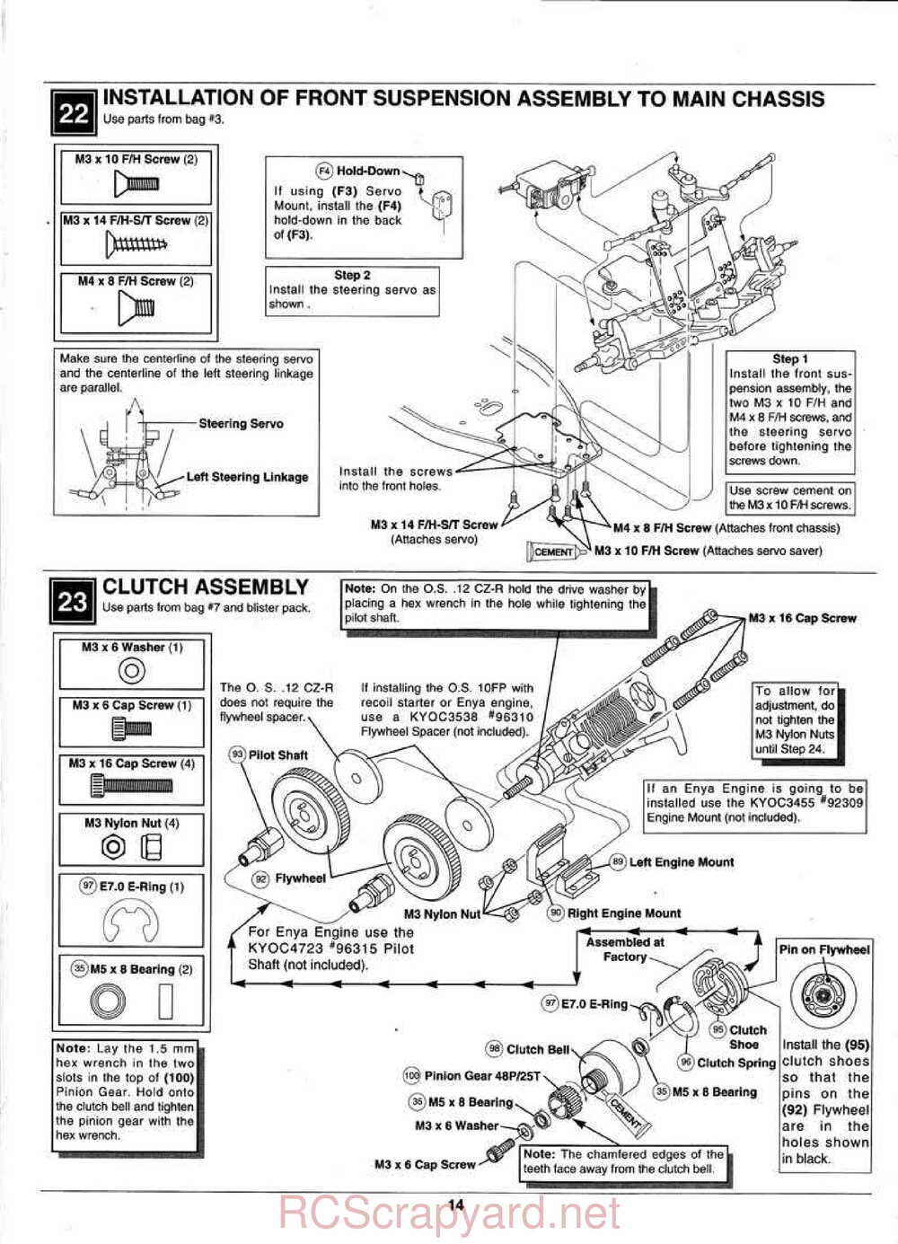 Kyosho - 31324 - 31326 - Outlaw-Rampage - Manual - Page 14