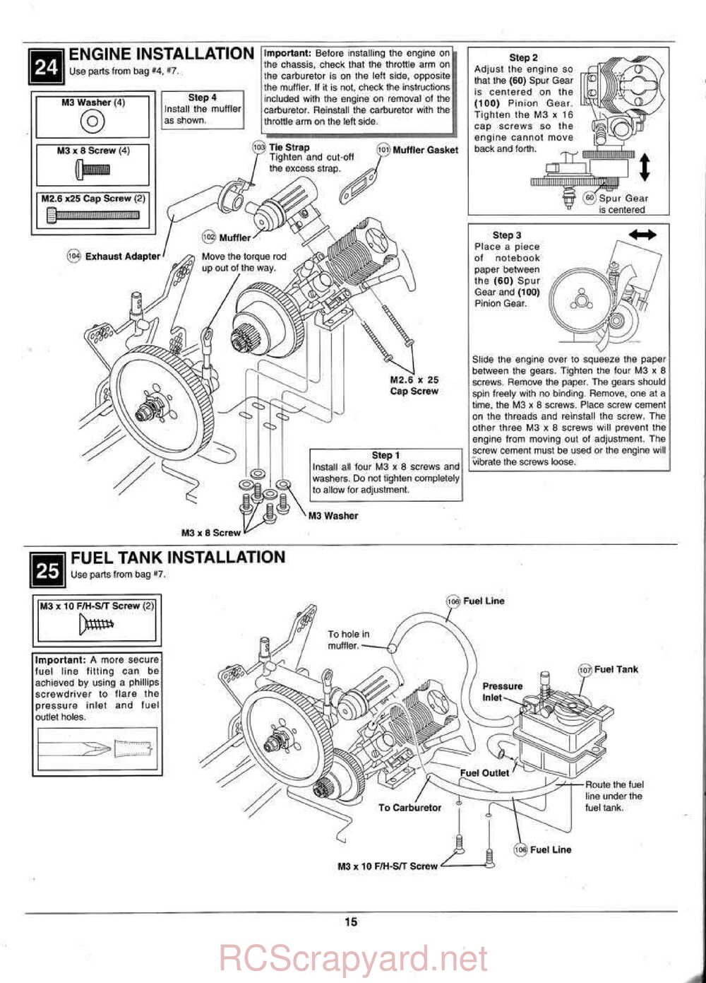 Kyosho - 31324 - 31326 - Outlaw-Rampage - Manual - Page 15