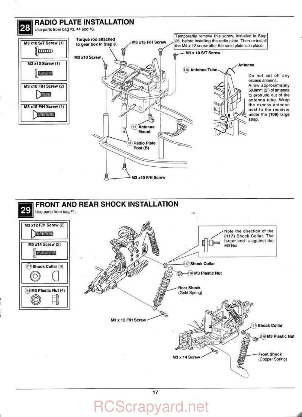 Kyosho - 31324 - 31326 - Outlaw-Rampage - Manual - Page 17