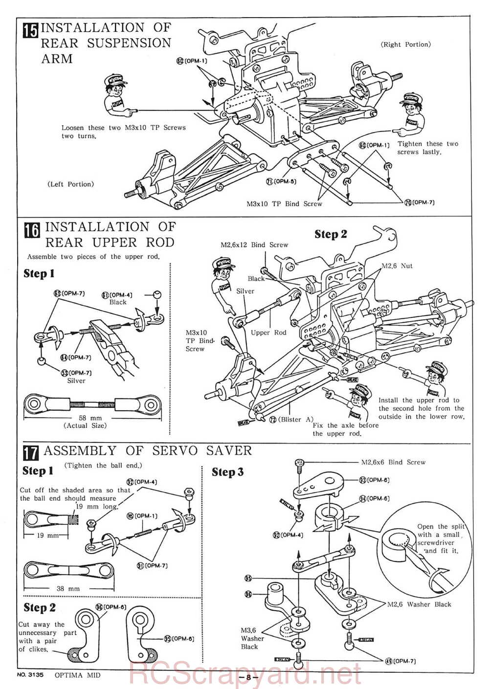 Kyosho - 3135 - Optima-Mid - Manual - Page 08