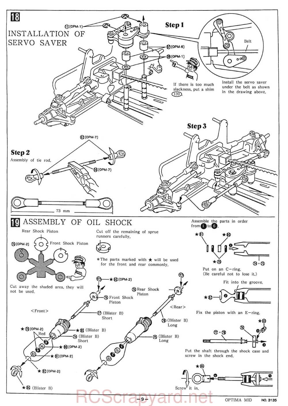 Kyosho - 3135 - Optima-Mid - Manual - Page 09