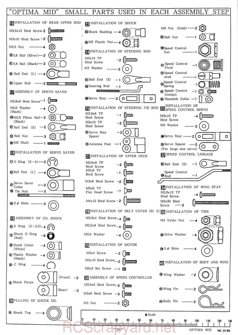Kyosho - 3135 - Optima-Mid - Manual - Page 25