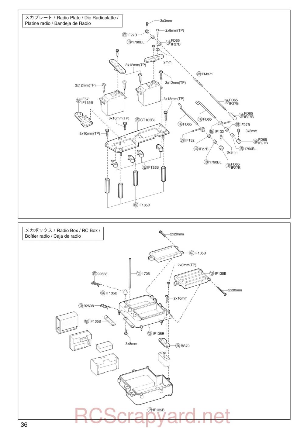 Kyosho Inferno ST US Sports - 31354 - Exploded View - Page 3