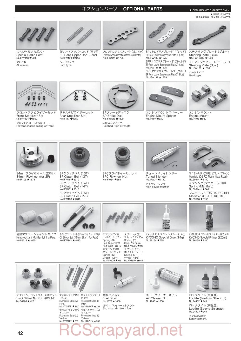 Kyosho Inferno ST US Sports - 31354 - Parts - Page 3