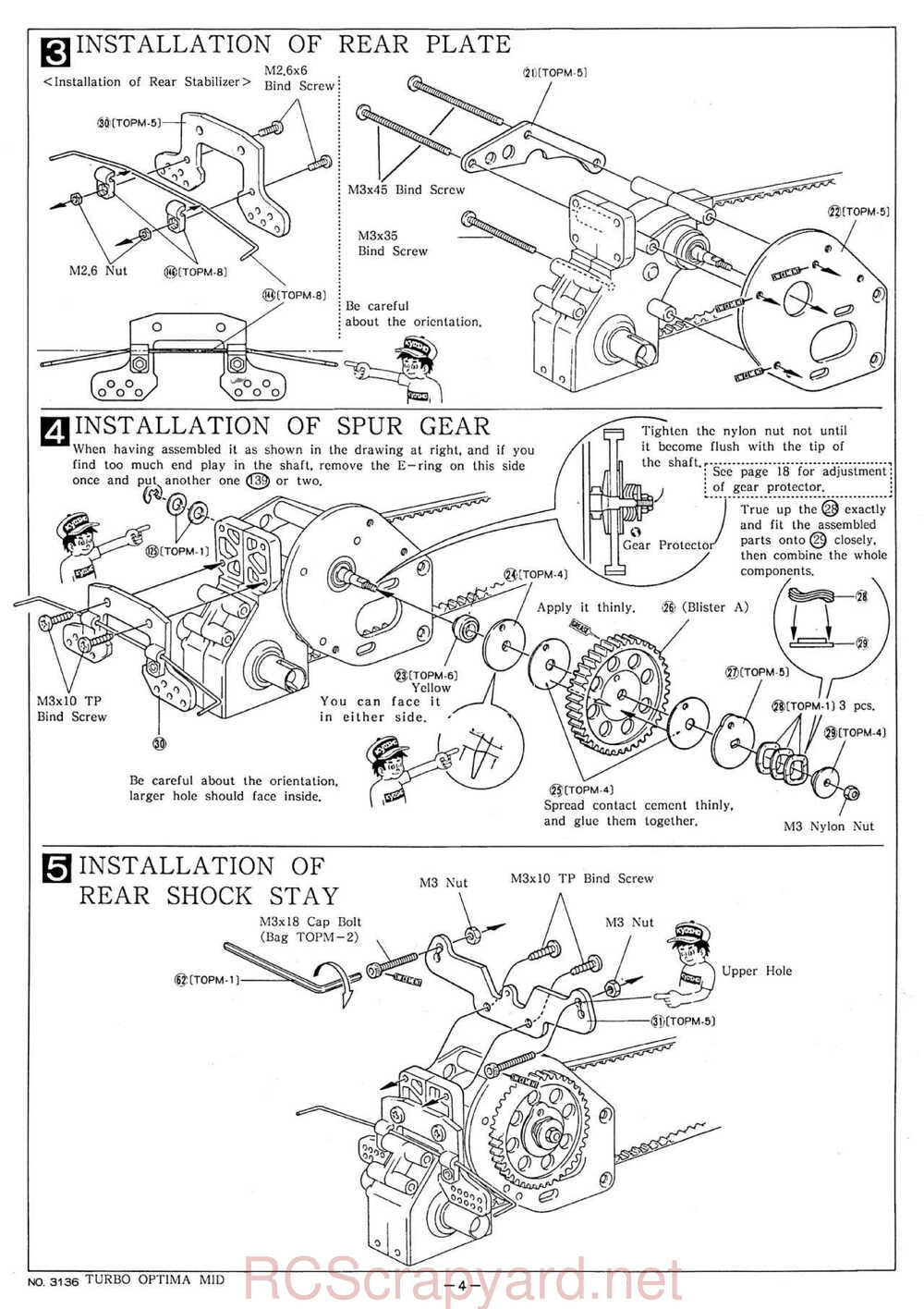 Kyosho - 3136 - Turbo-Optima-Mid - Manual - Page 04
