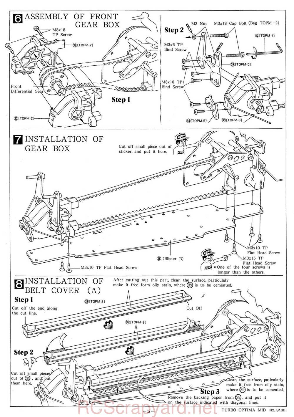 Kyosho - 3136 - Turbo-Optima-Mid - Manual - Page 05