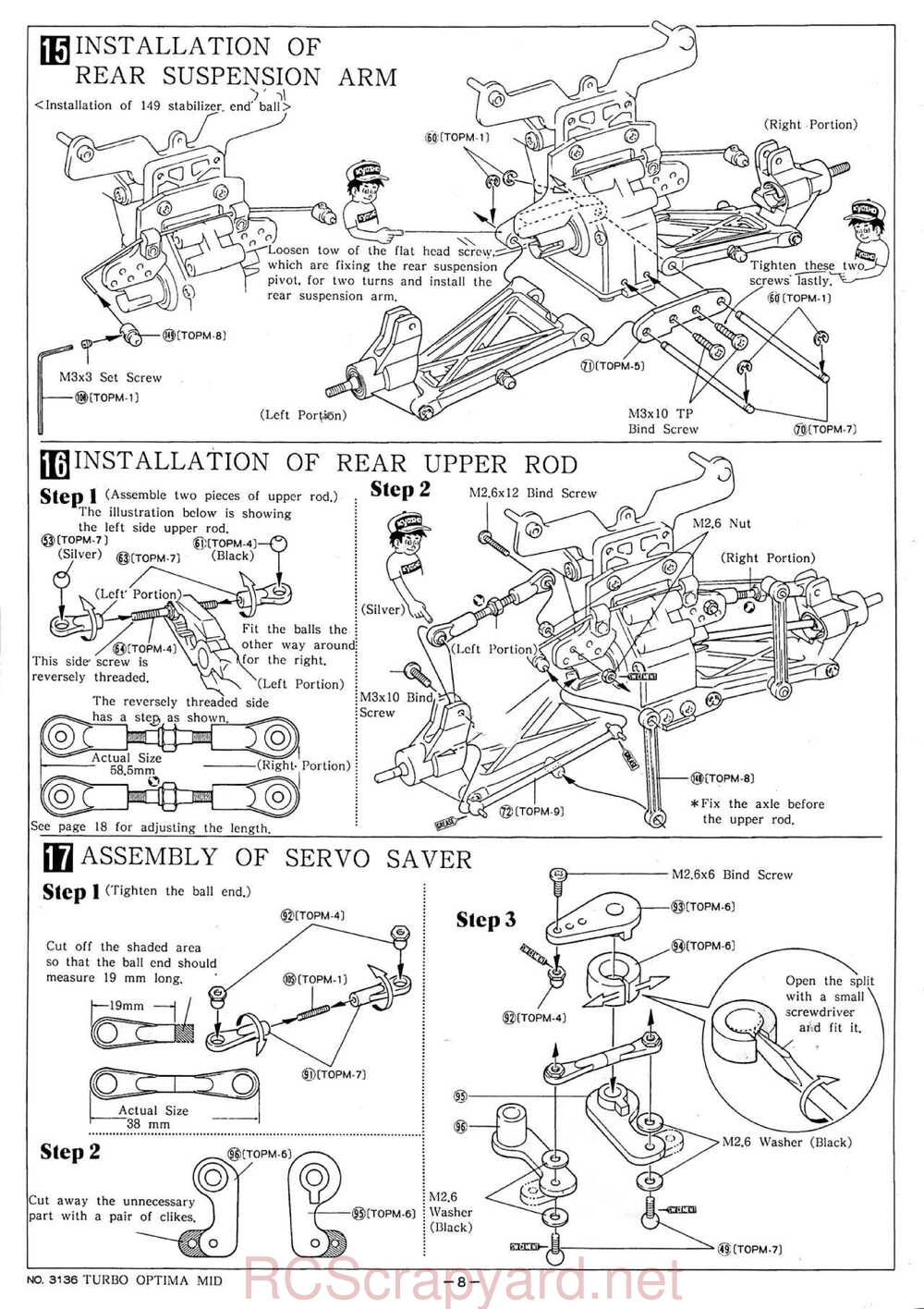 Kyosho - 3136 - Turbo-Optima-Mid - Manual - Page 08
