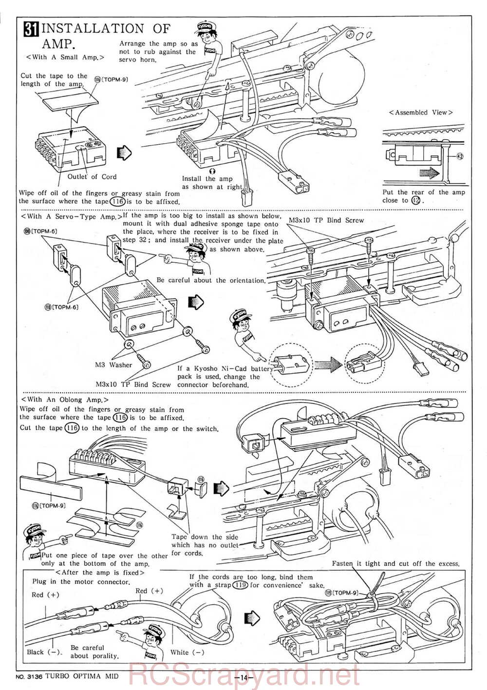 Kyosho - 3136 - Turbo-Optima-Mid - Manual - Page 14