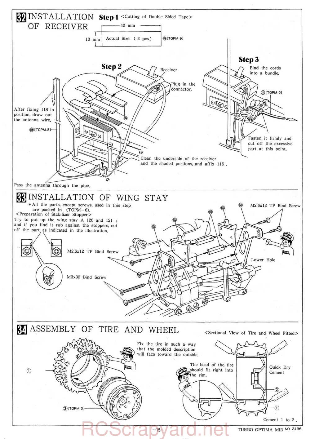 Kyosho - 3136 - Turbo-Optima-Mid - Manual - Page 15