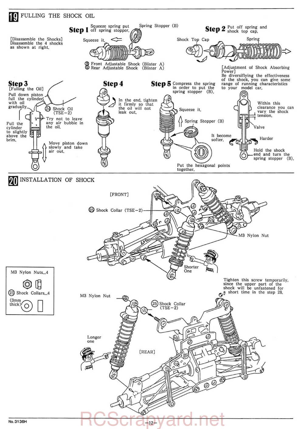 Kyosho - 3136H - Turbo-Optima-Mid SE - Manual - Page 12