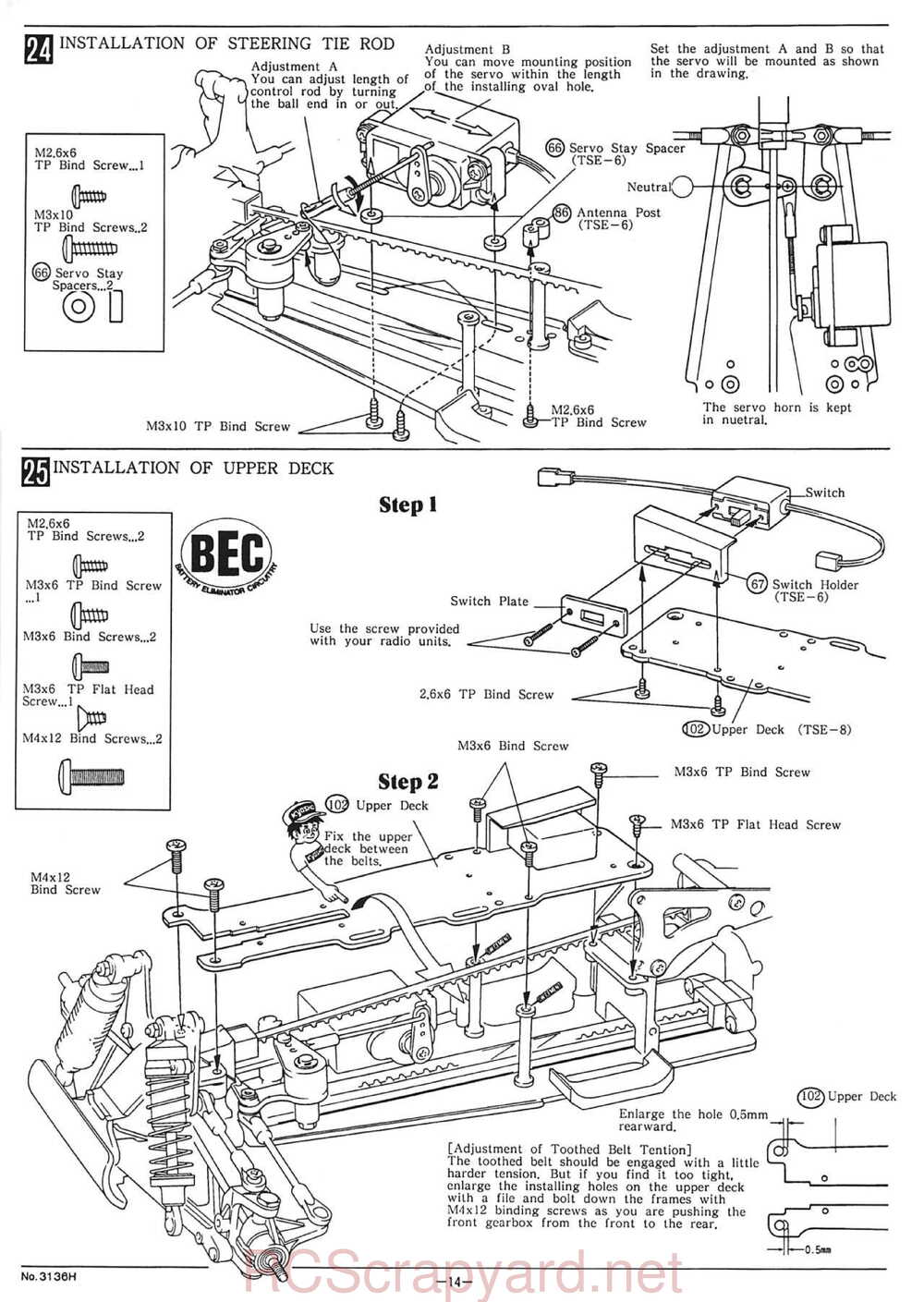 Kyosho - 3136H - Turbo-Optima-Mid SE - Manual - Page 14