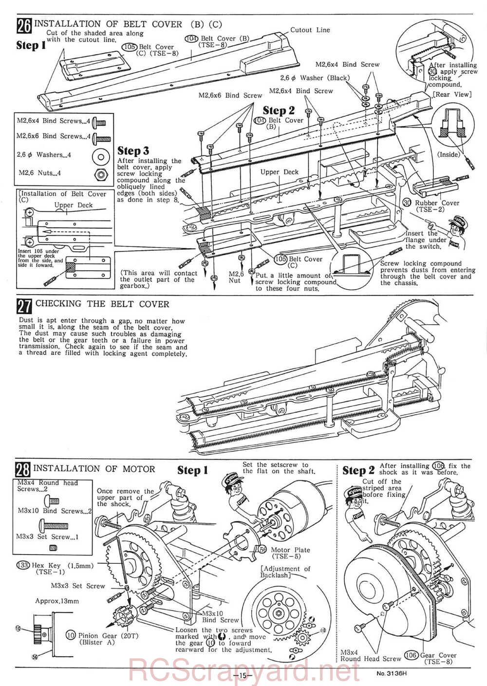 Kyosho - 3136H - Turbo-Optima-Mid SE - Manual - Page 15