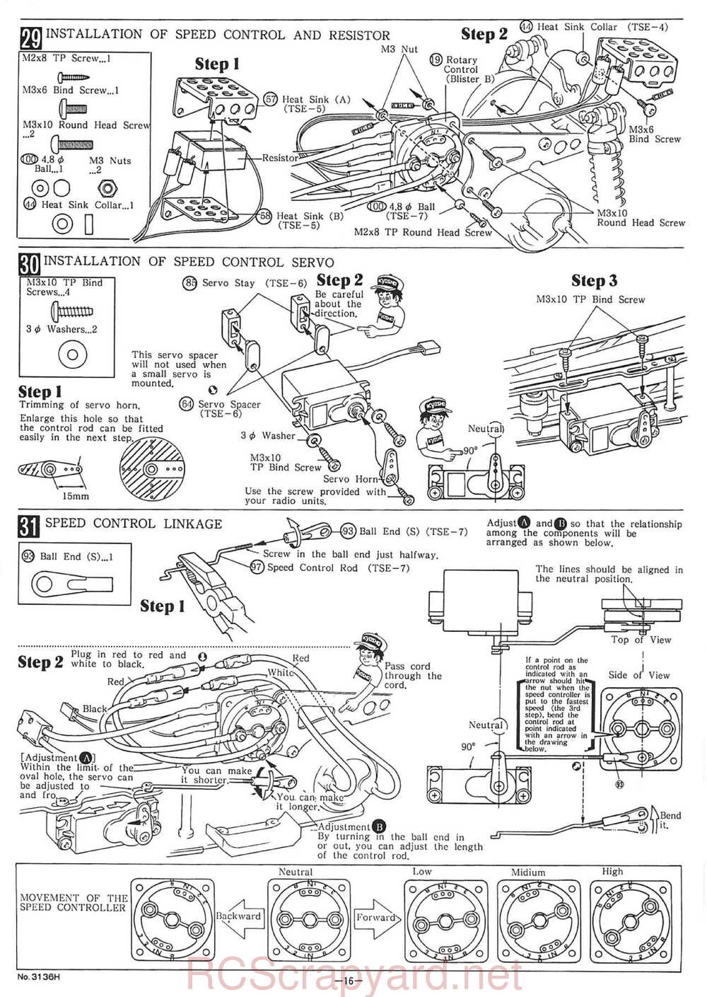 Kyosho - 3136H - Turbo-Optima-Mid SE - Manual - Page 16