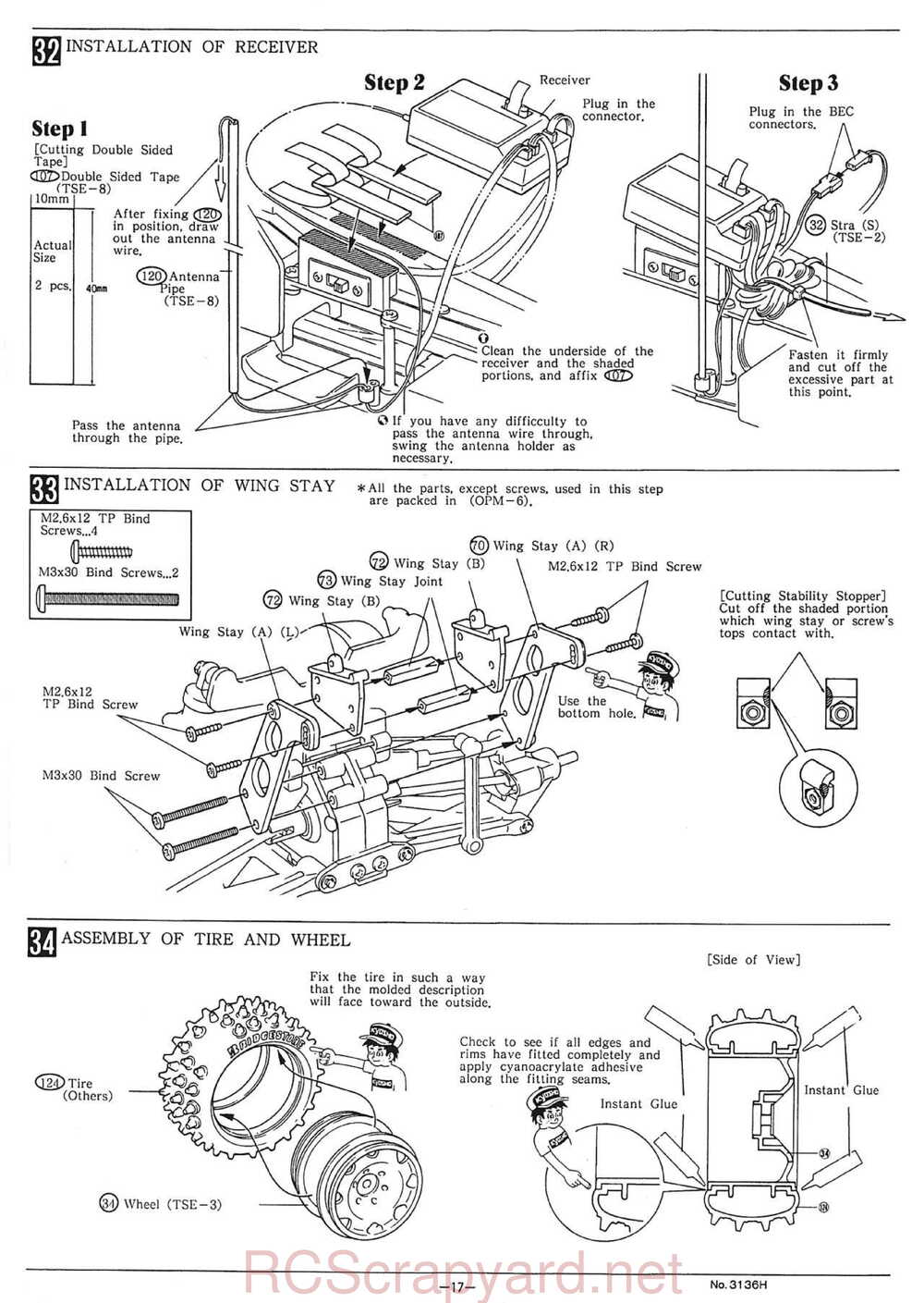 Kyosho - 3136H - Turbo-Optima-Mid SE - Manual - Page 17