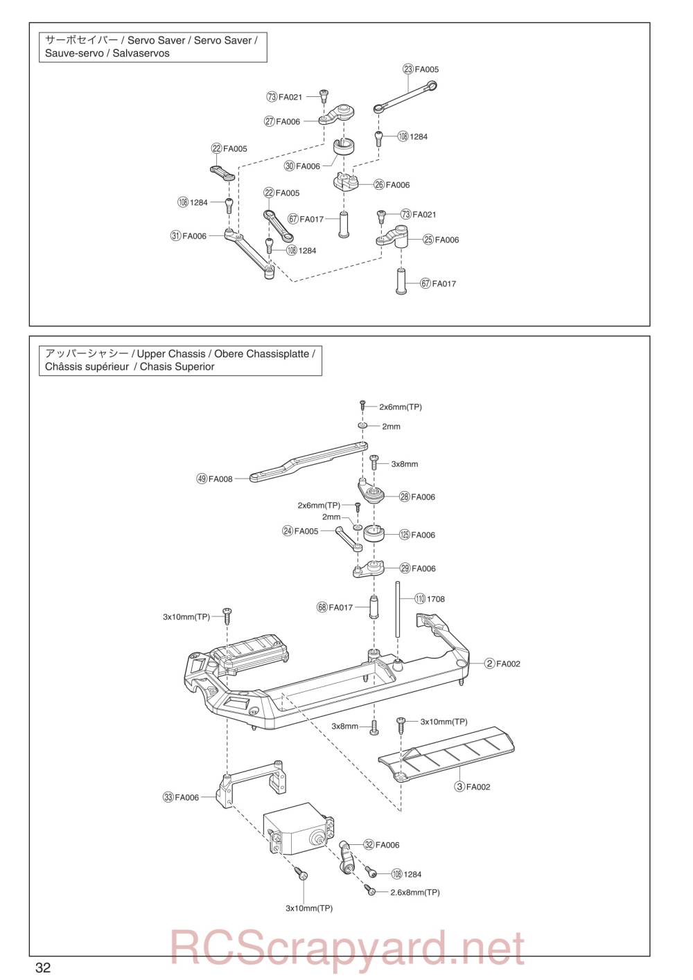 Kyosho PureTen GP Fazer - Exploded View - Page 3