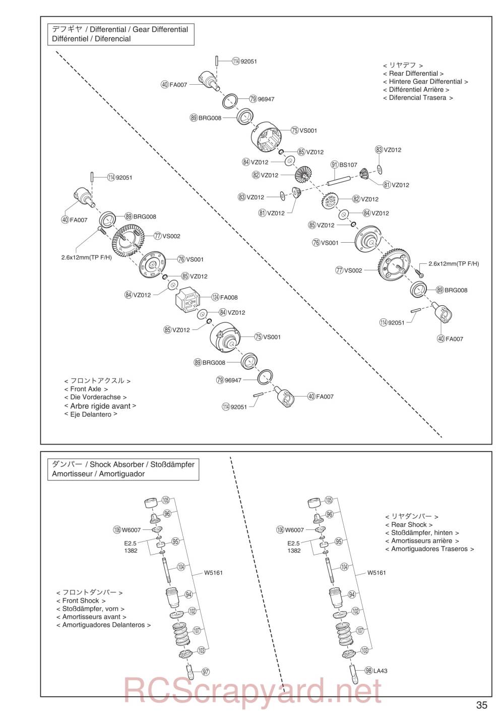 Kyosho PureTen GP Fazer - Exploded View - Page 6