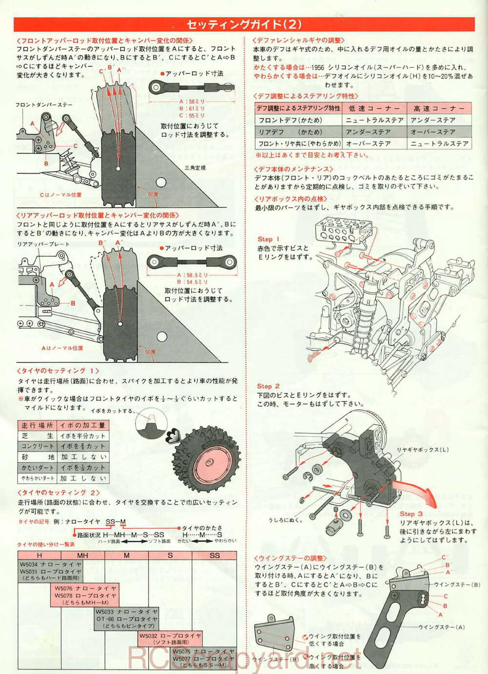 Kyosho - 3139 - Optima-Mid-Custom - Manual - Page 24