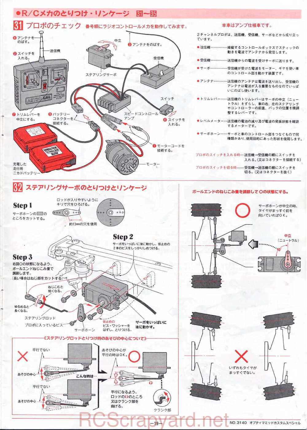 Kyosho - 3140 - Optima-Mid Custom Special - Manual - Page 19
