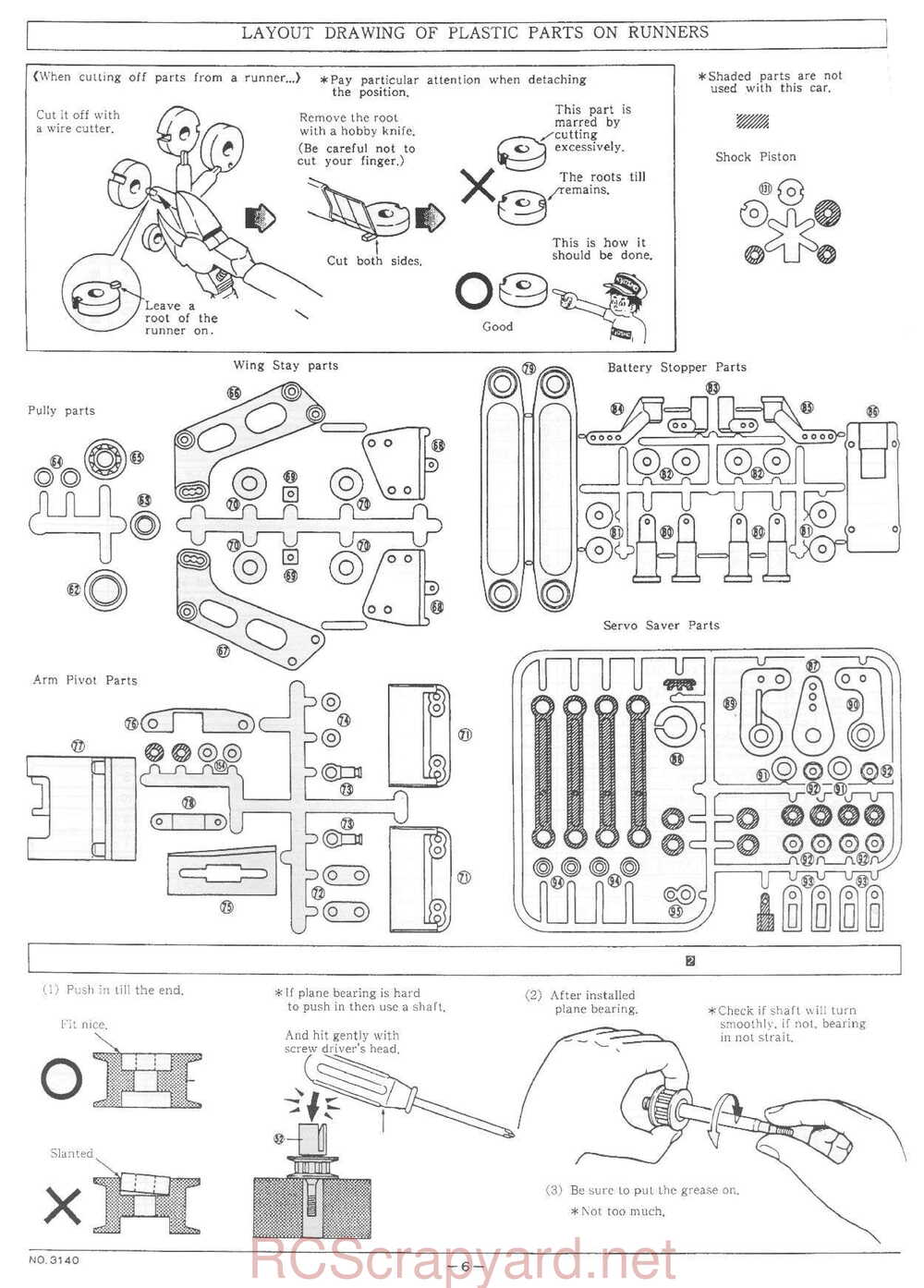 Kyosho - 3140FG - Optima-Mid Custom Special - Manual - Page 06