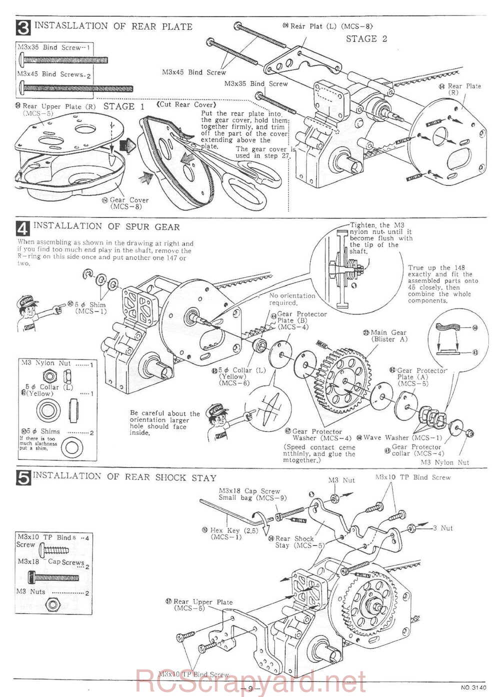 Kyosho - 3140FG - Optima-Mid Custom Special - Manual - Page 09