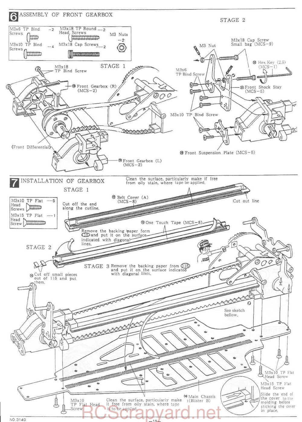 Kyosho - 3140FG - Optima-Mid Custom Special - Manual - Page 10