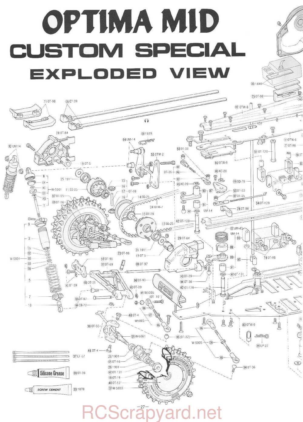 Kyosho - 3140FG - Optima-Mid Custom Special - Manual - Page 27