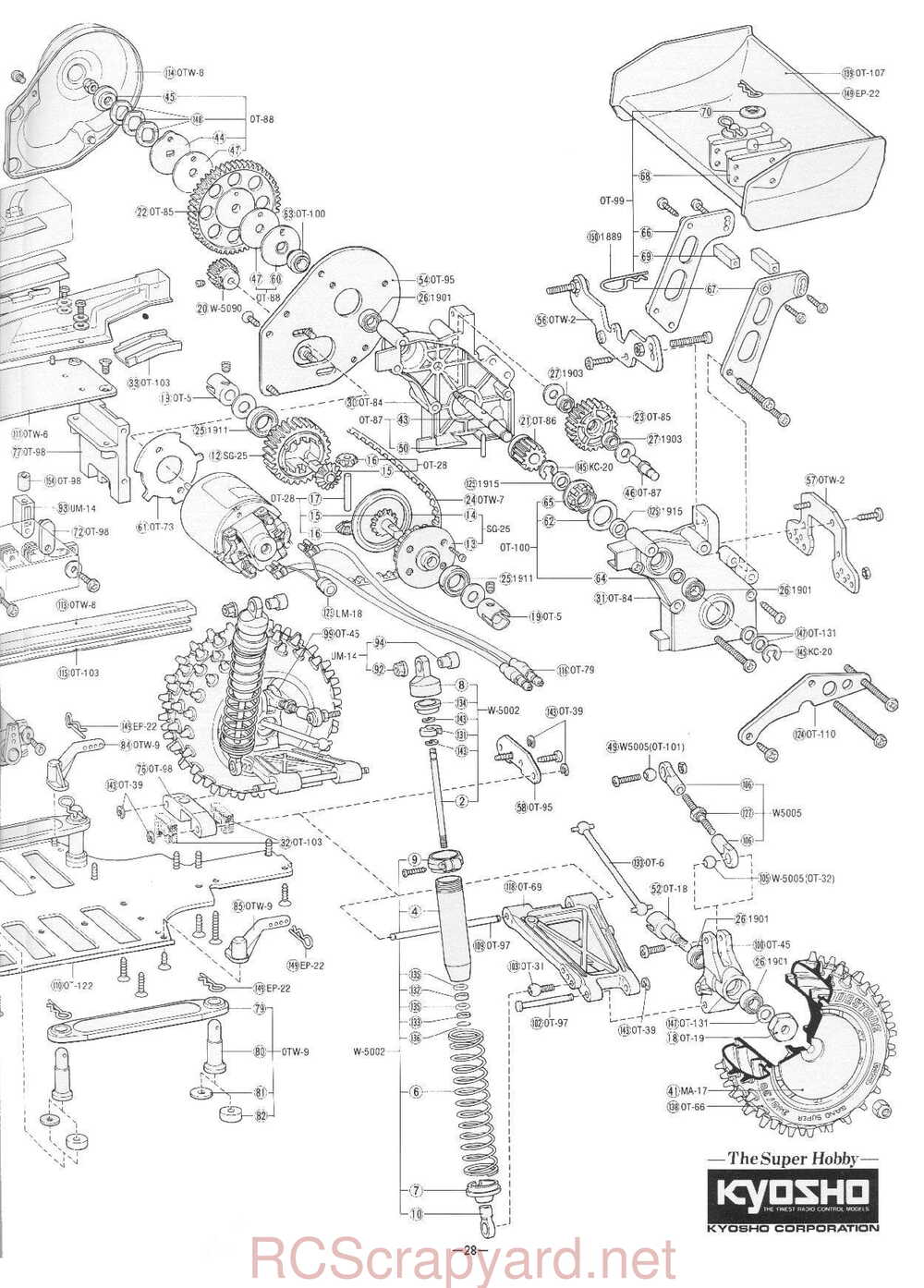 Kyosho - 3140FG - Optima-Mid Custom Special - Manual - Page 28