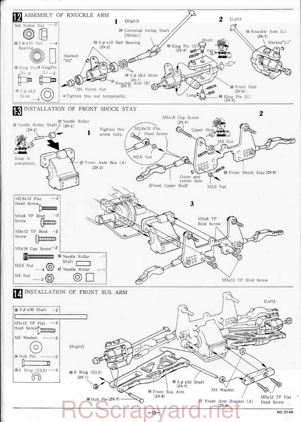 Kyosho - 3146 - Lazer-ZX - Manual - Page 13