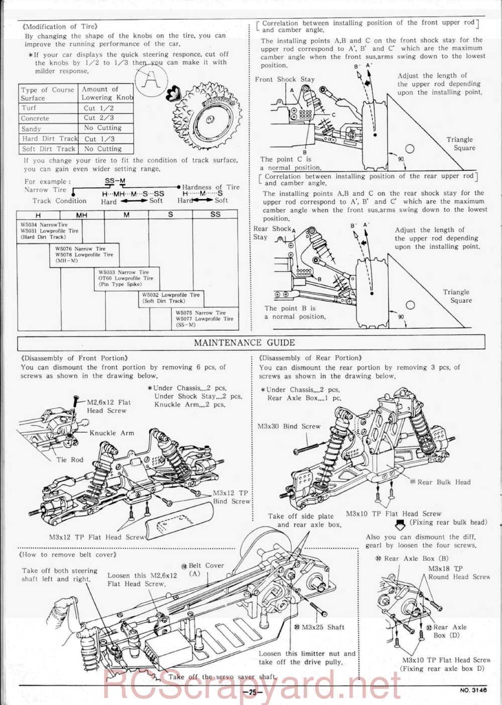 Kyosho - 3146 - Lazer-ZX - Manual - Page 25