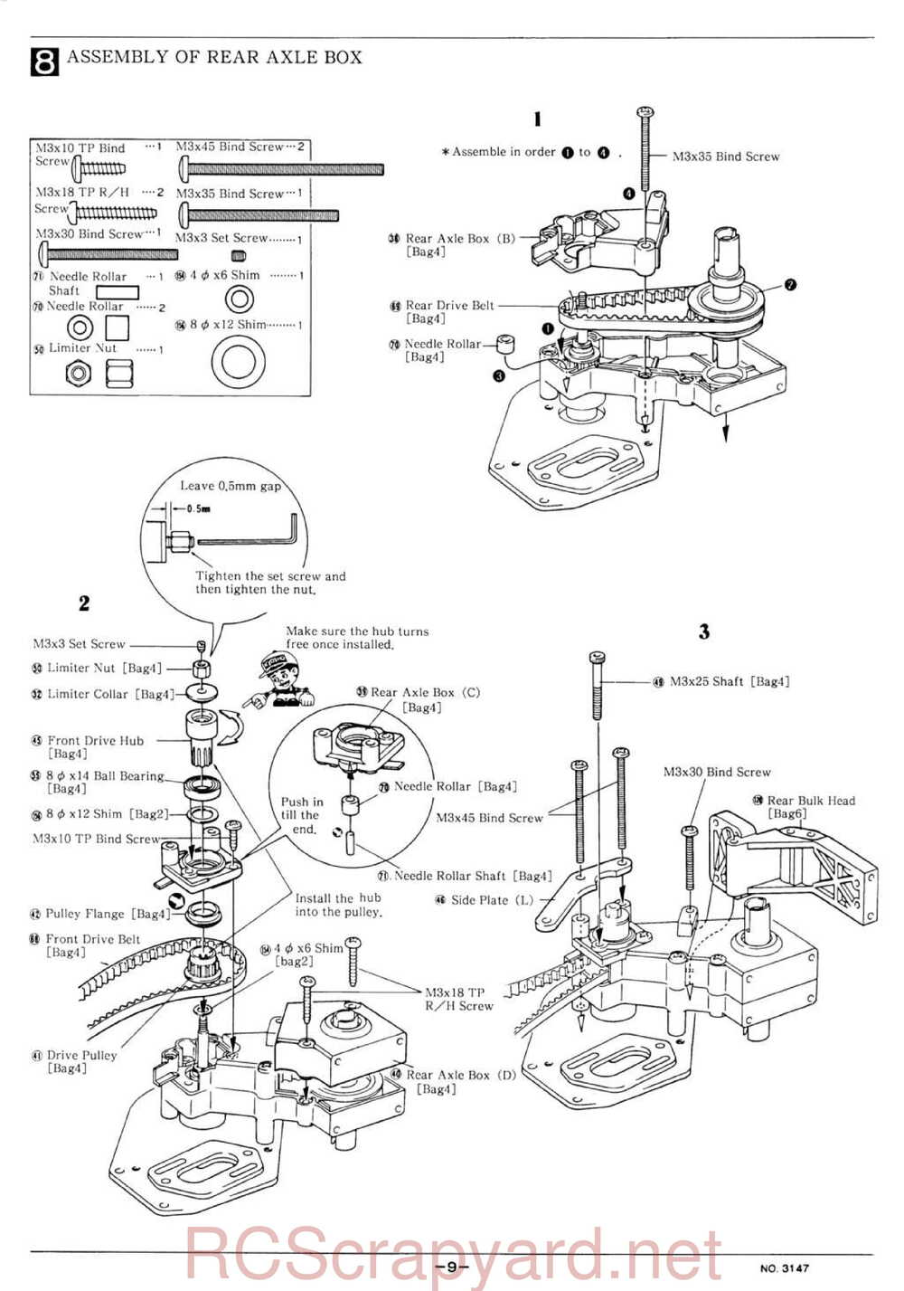 Kyosho - 3147 - Lazer-ZX-R - Manual - Page 09