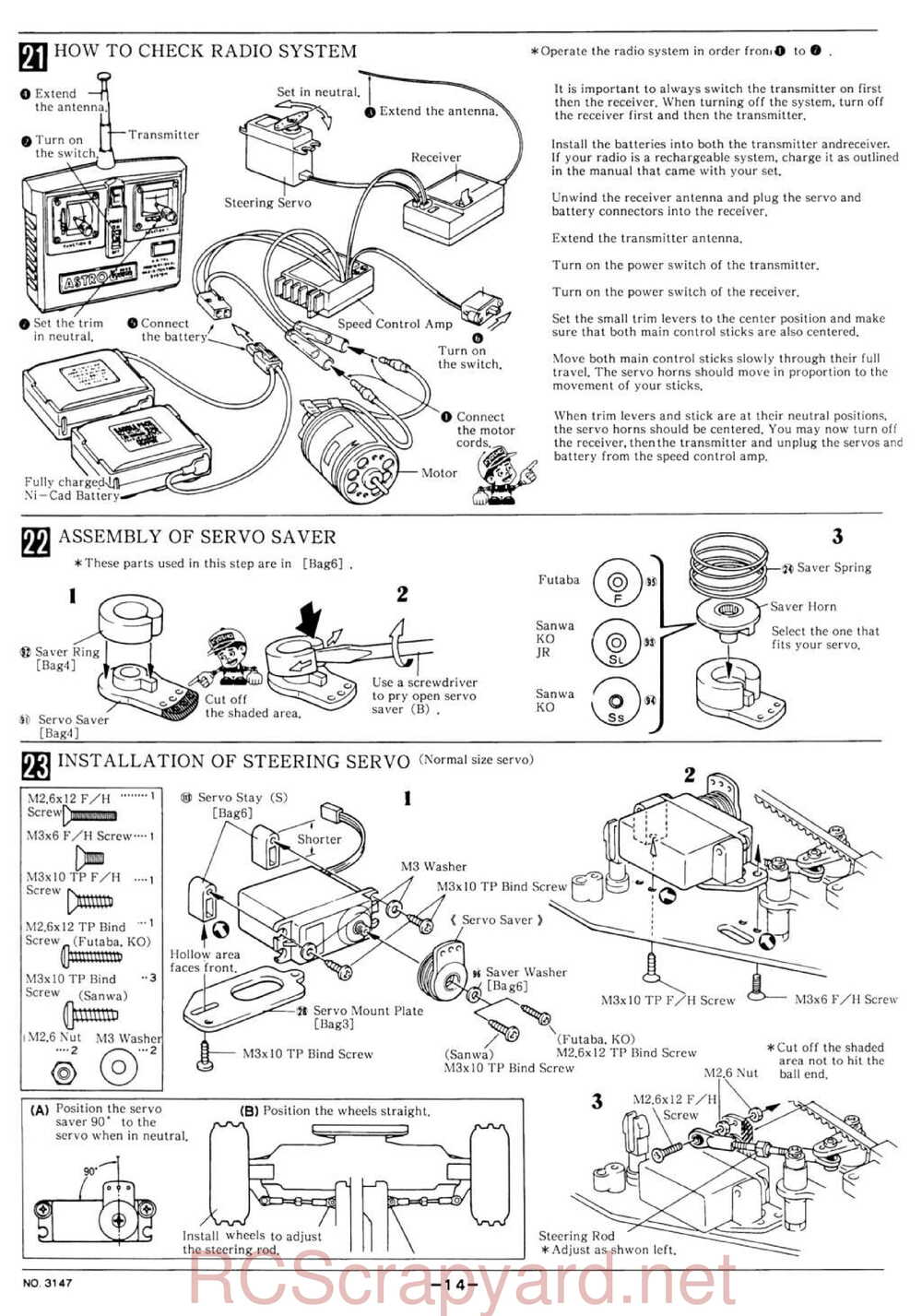 Kyosho - 3147 - Lazer-ZX-R - Manual - Page 14