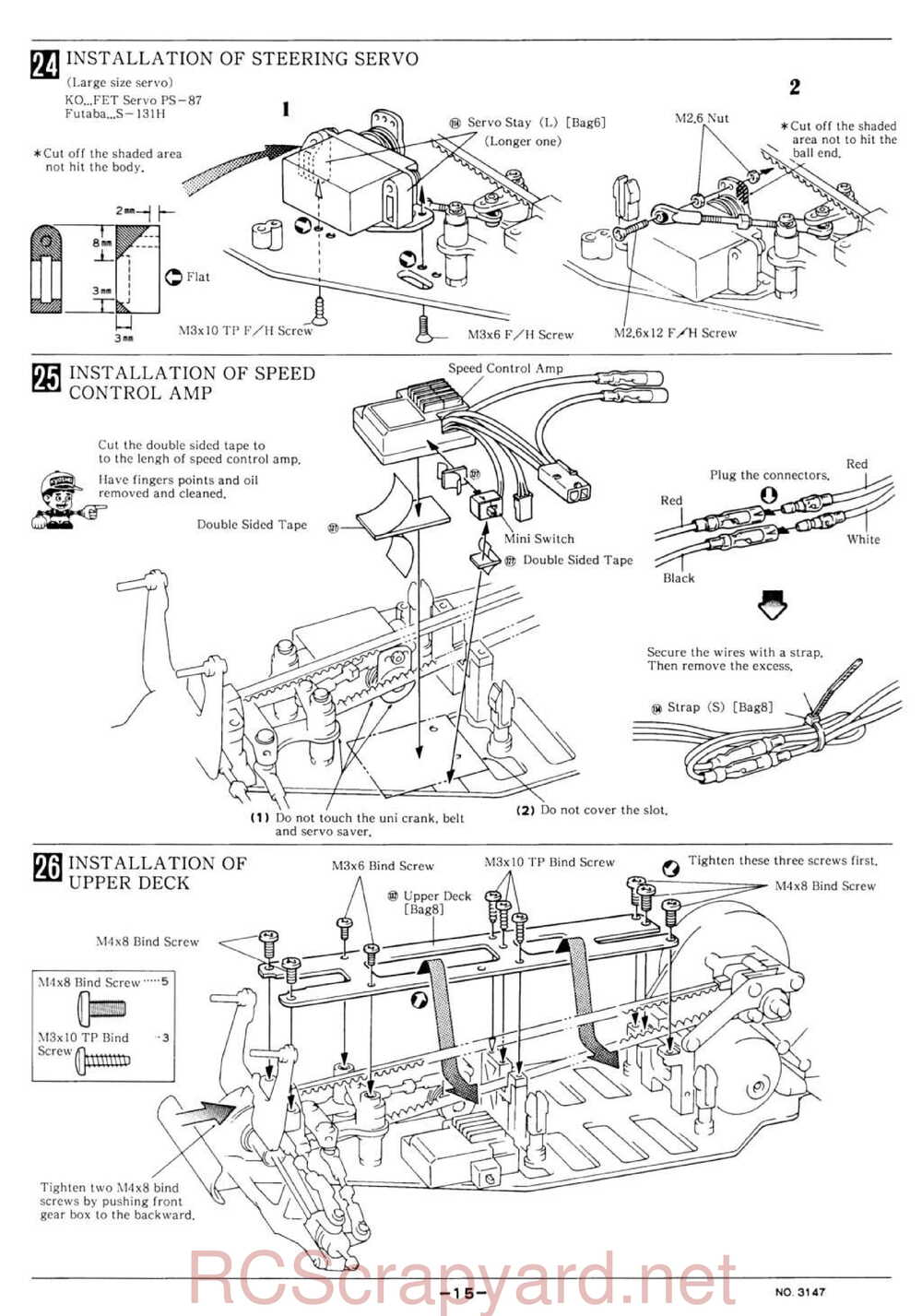Kyosho - 3147 - Lazer-ZX-R - Manual - Page 15