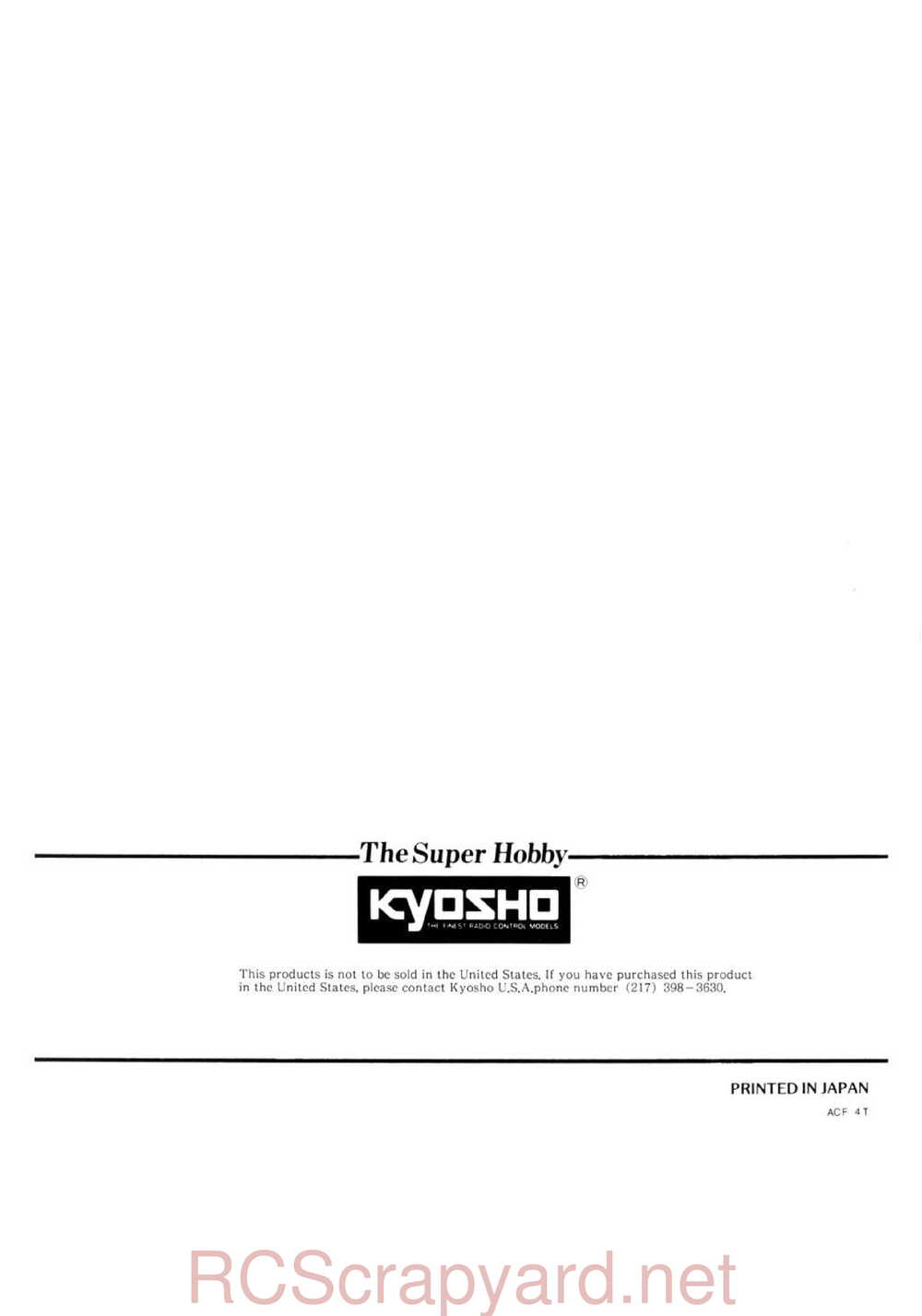 Kyosho - 3147 - Lazer-ZX-R - Manual - Page 26