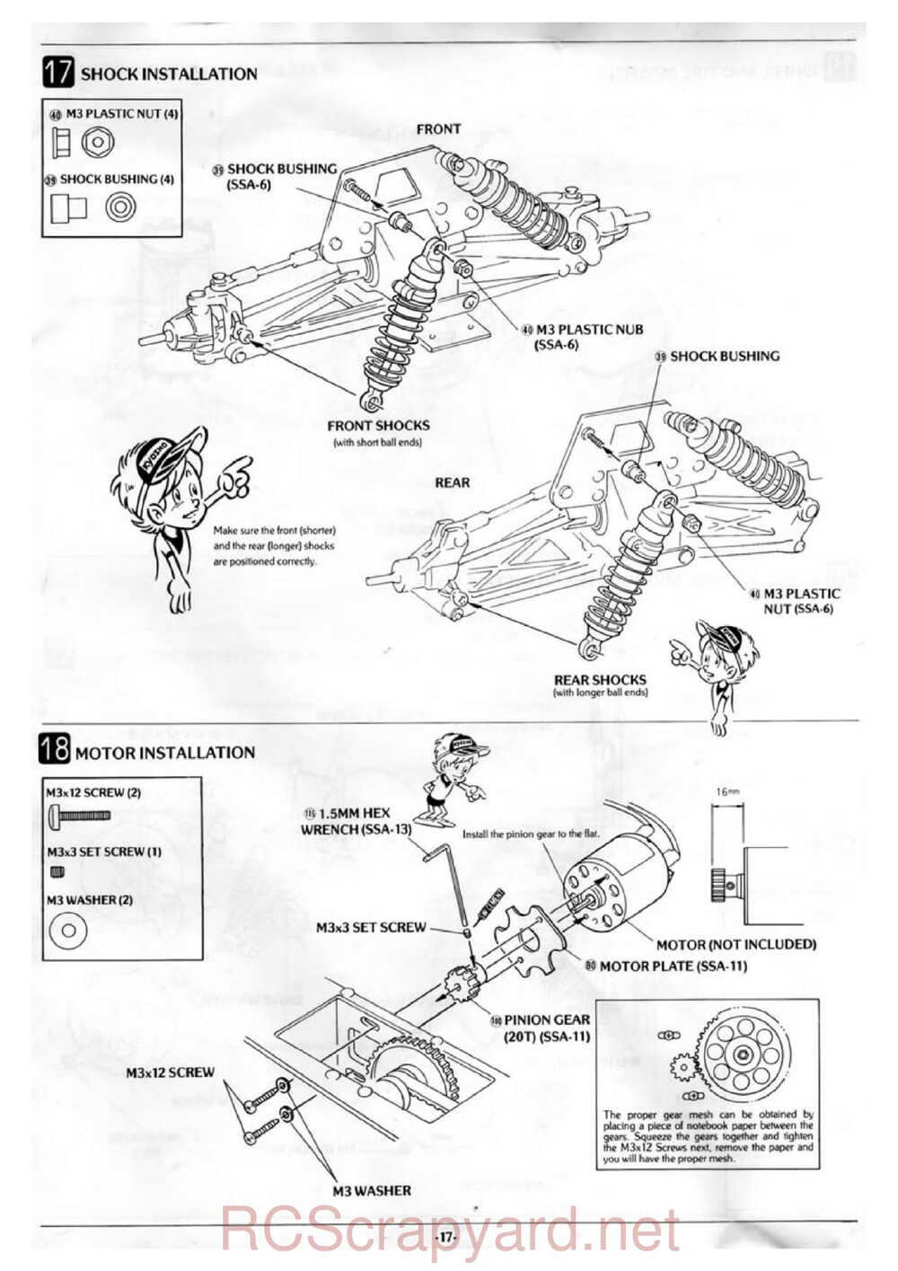 Kyosho - 3156 - Slingshot - Manual - Page 15