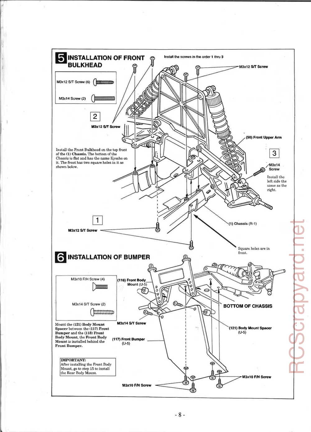 Kyosho - 3162H - Outlaw-Raider ARR - Manual - Page 08