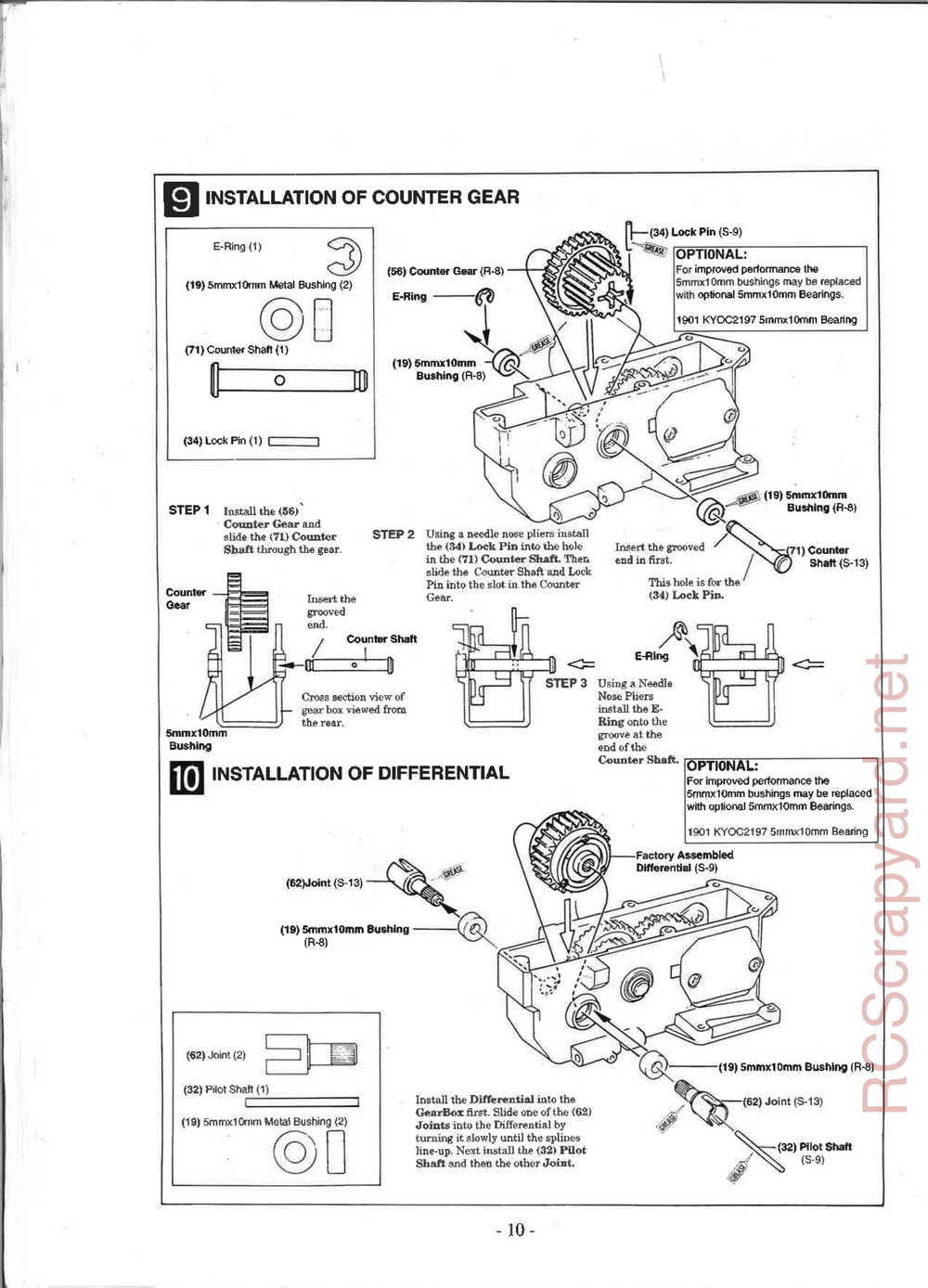 Kyosho - 3162H - Outlaw-Raider ARR - Manual - Page 10