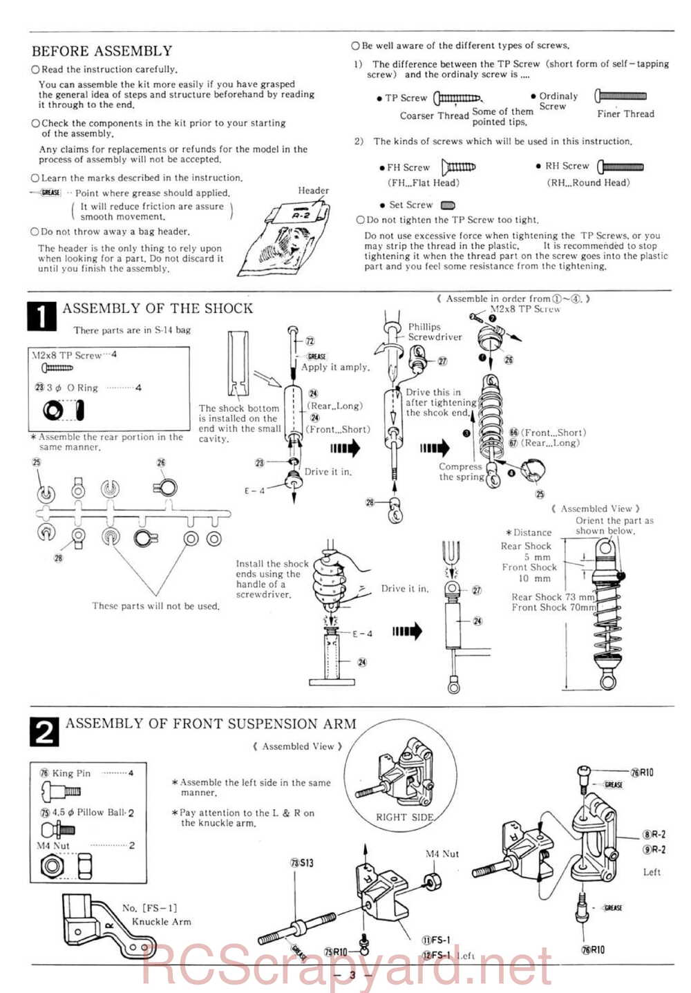 Kyosho - 3163 - Citroen-ZX Rallye Raid - Manual - Page 03