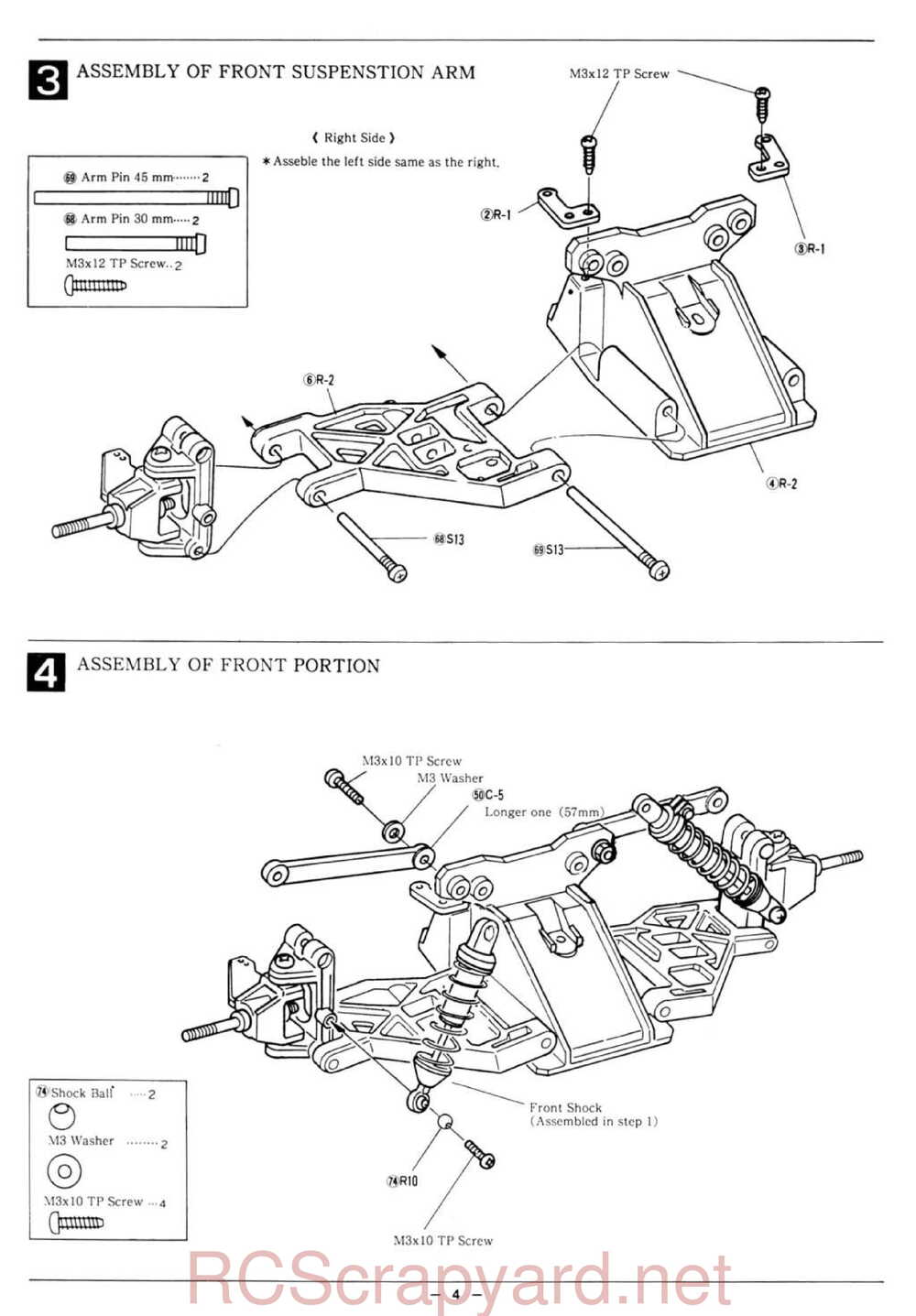 Kyosho - 3163 - Citroen-ZX Rallye Raid - Manual - Page 04