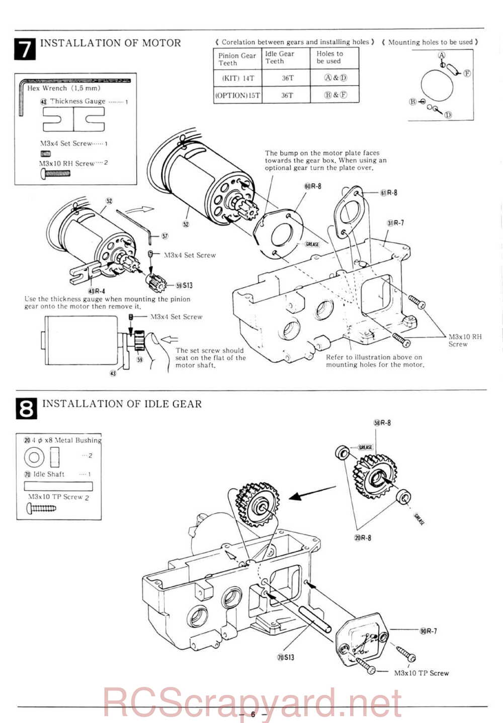 Kyosho - 3163 - Citroen-ZX Rallye Raid - Manual - Page 06