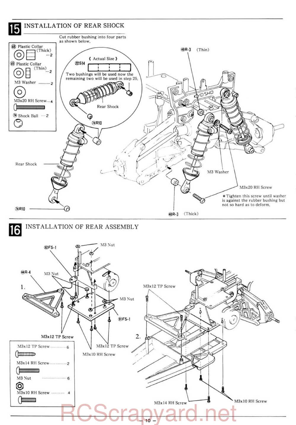 Kyosho - 3163 - Citroen-ZX Rallye Raid - Manual - Page 10