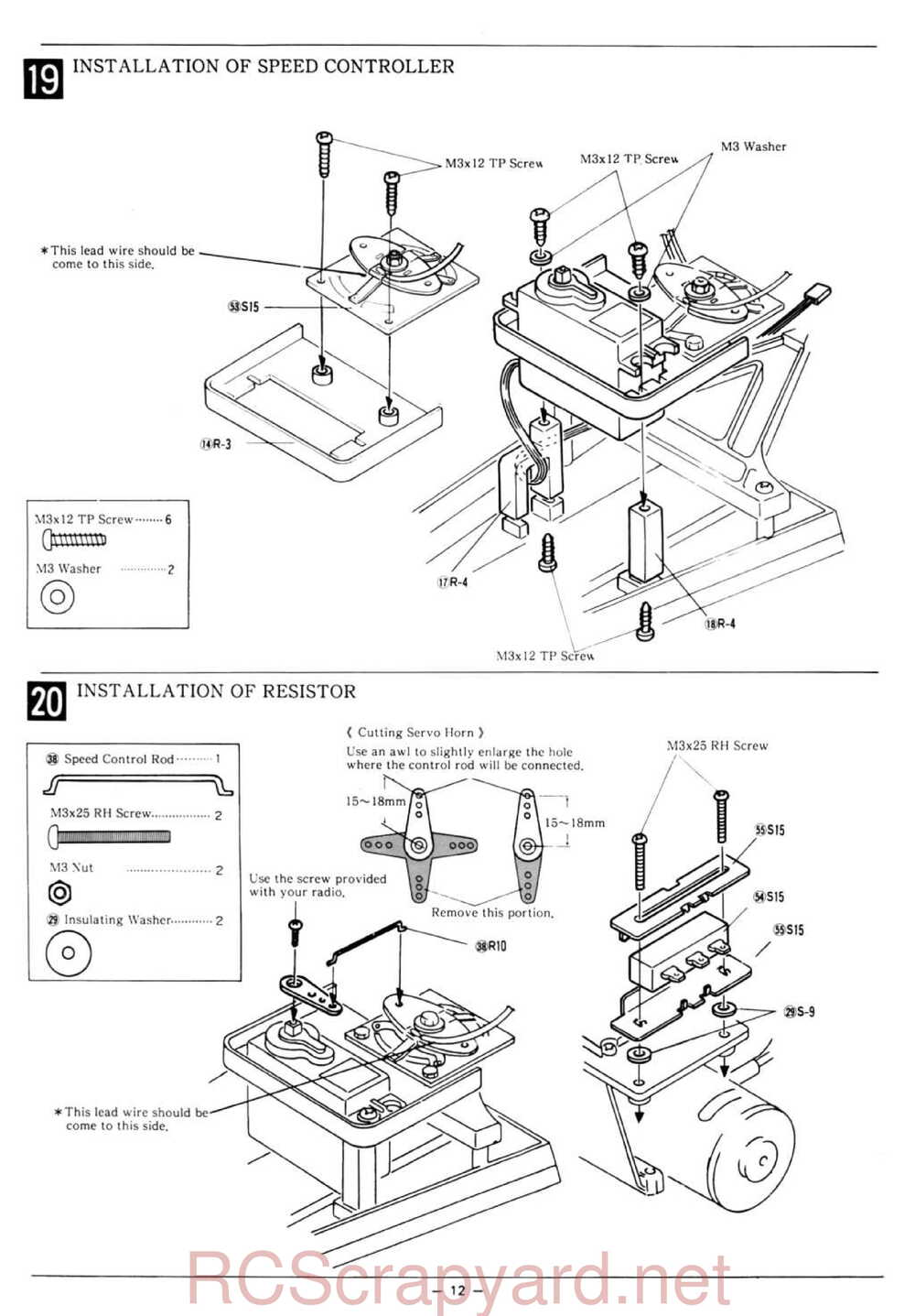 Kyosho - 3163 - Citroen-ZX Rallye Raid - Manual - Page 12