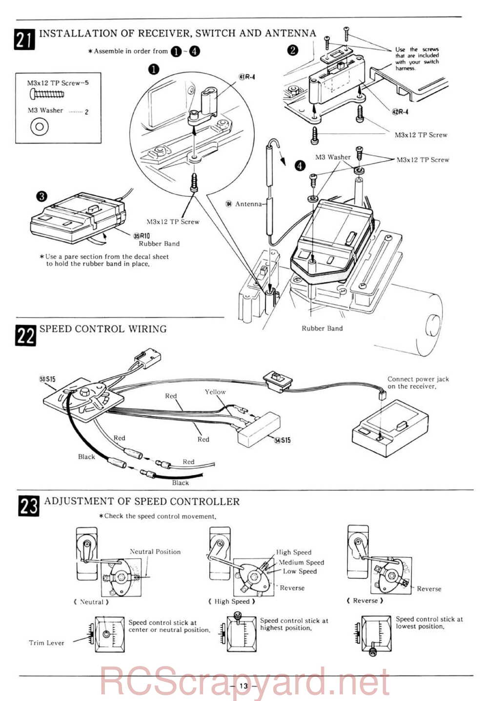 Kyosho - 3163 - Citroen-ZX Rallye Raid - Manual - Page 13