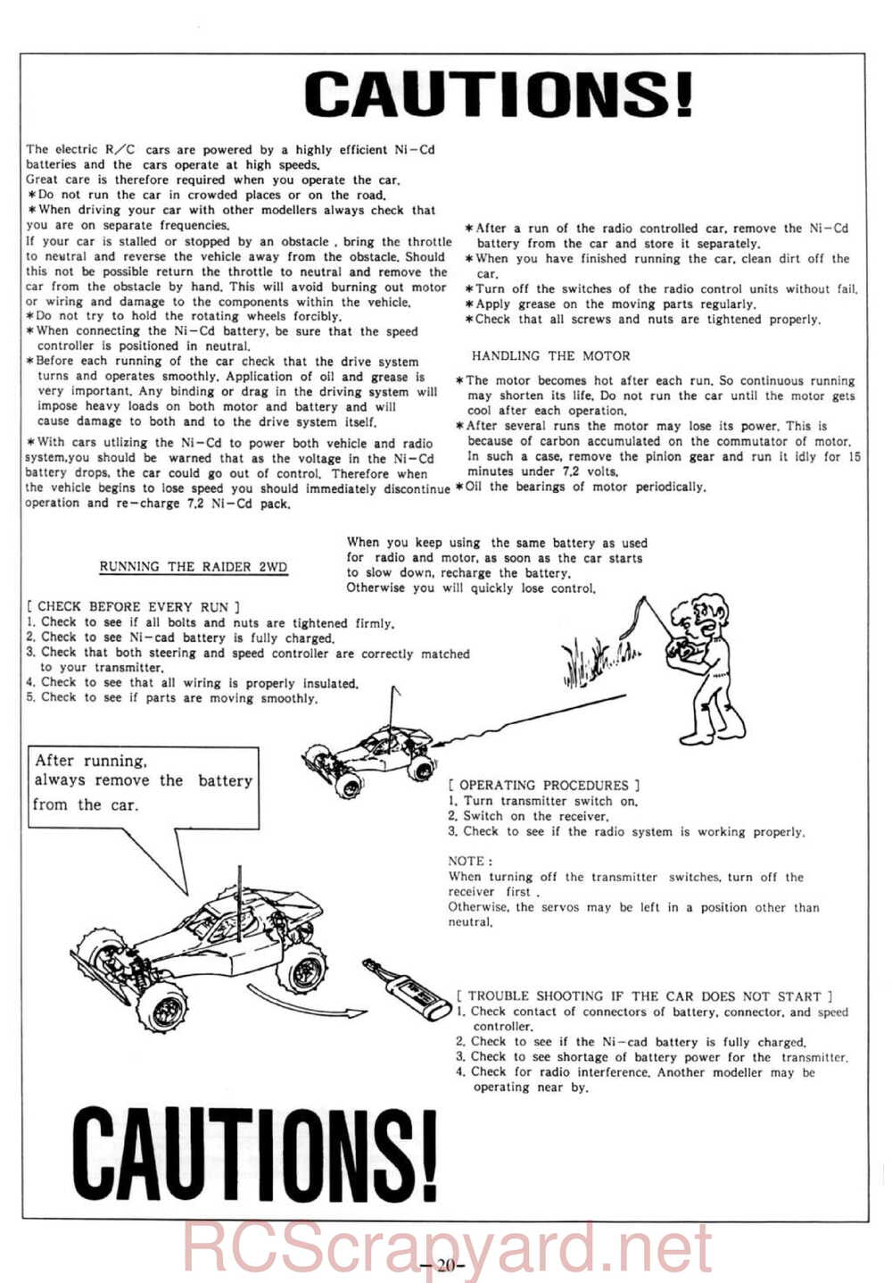 Kyosho - 3163 - Citroen-ZX Rallye Raid - Manual - Page 20